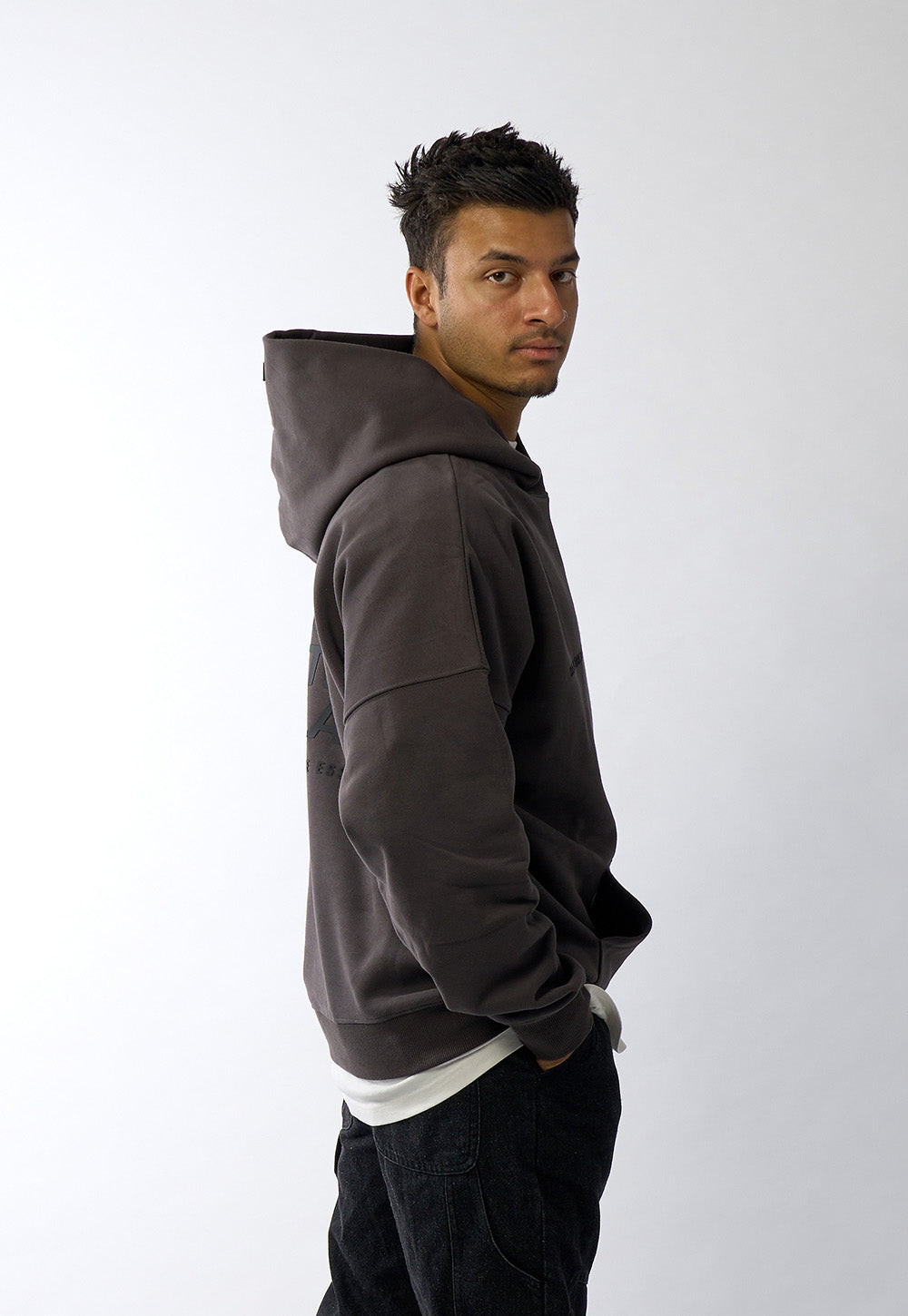 srsly-the-label-charcoal-unisex-oversized-hoodie-heavier-weight-side-on