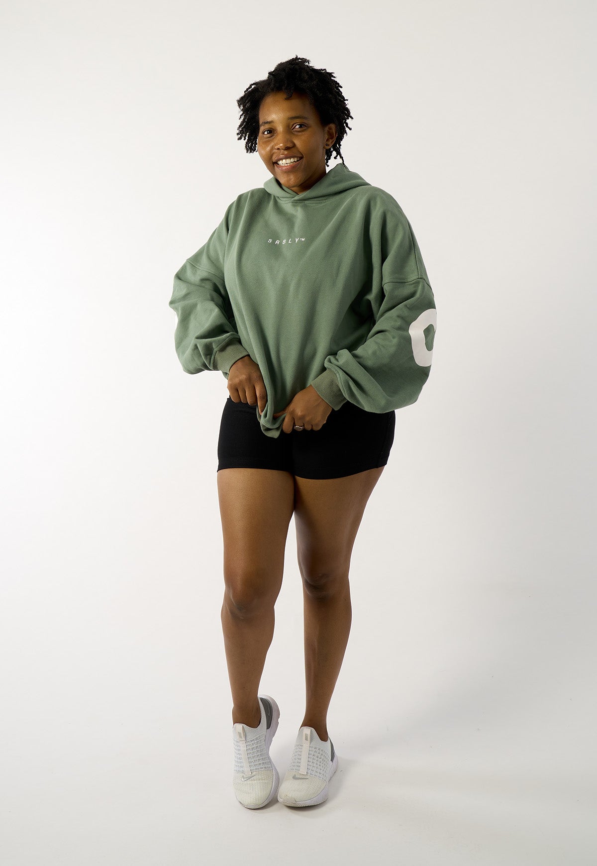 womens-oversize-signature-hoodie-in-green-with-block-print-logo-05